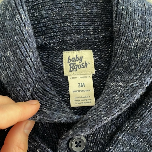 Baby B’gosh 3M Navy Blue sweater - Picture 3 of 5